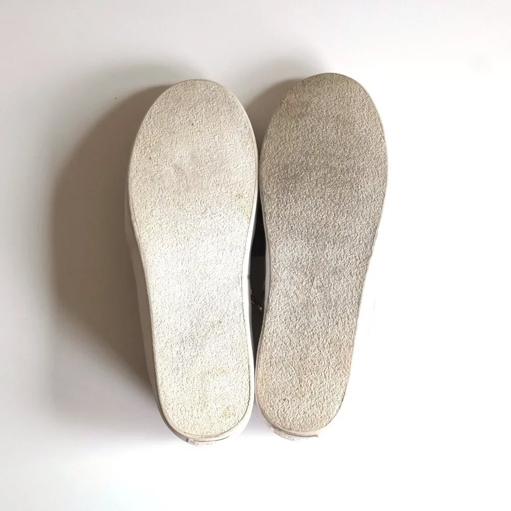 Kate Spade Gray Tan Suede Lenna Tassel Sneakers Shoes Size 8.5